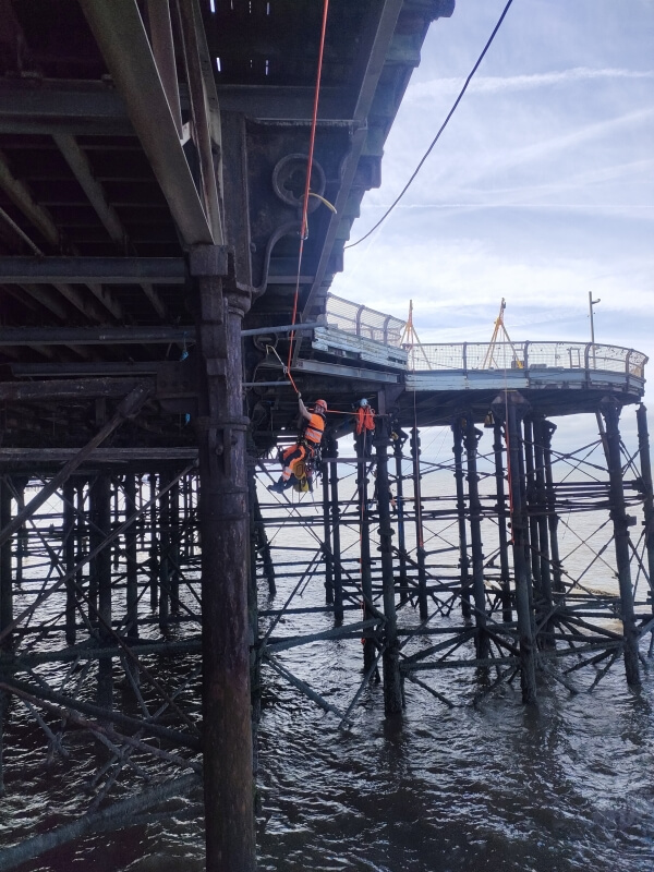 Blackpool Pier Steelwork Installation (3)