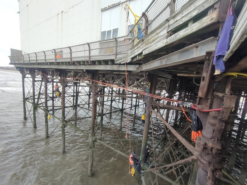 Blackpool Pier Steelwork Installation (5)