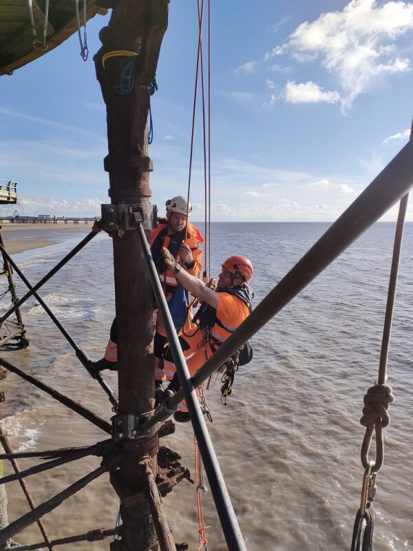 Blackpool Pier Steelwork Installation (6)