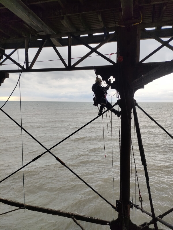 Blackpool Pier Steelwork Installation (7)