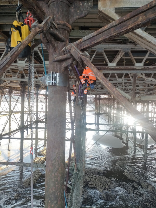 Blackpool Pier Steelwork Installation (9)